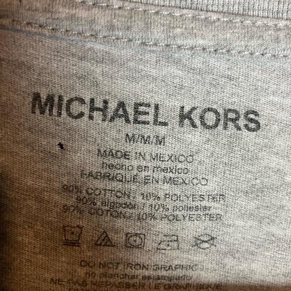 2x Michael Kors men’s Camo Tee - Black &White & grey tee - Picture 3 of 6
